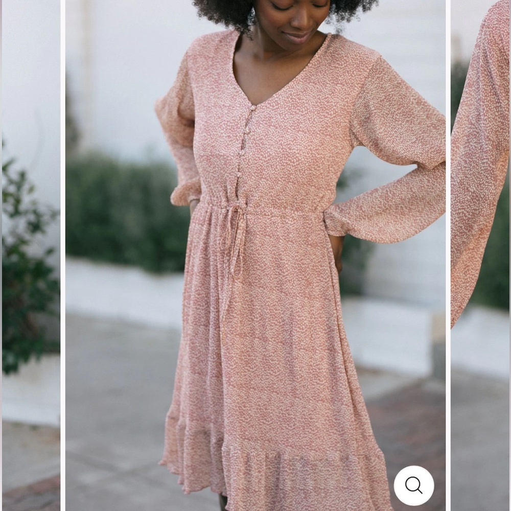 Morning Lavender Pleated Mini Dress